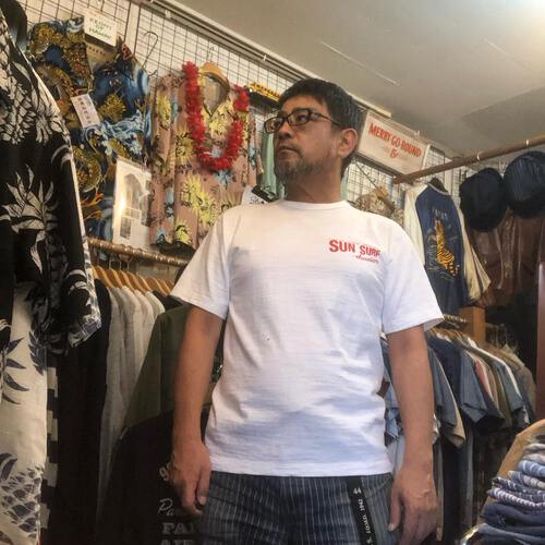 店長おススメモデル・着用例!SUNSURF SLUB YARN T-SHIRT SPECIAL EDITION