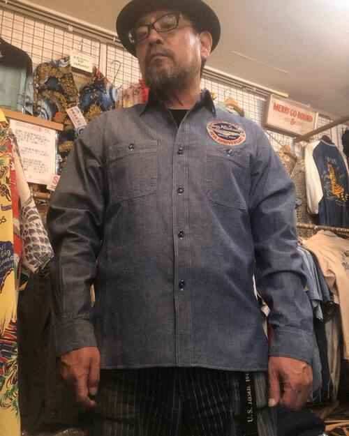 バズリクソンズ 30周年記念限定モデル!BLUE CHAMBRAY CUSTOM WORK SHIRTS
