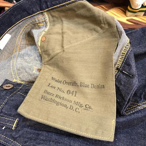 大人気の大戦(WWⅡ)モデル!BUZZ RICKSONS WORLD WAR II WAIST OVERALLS