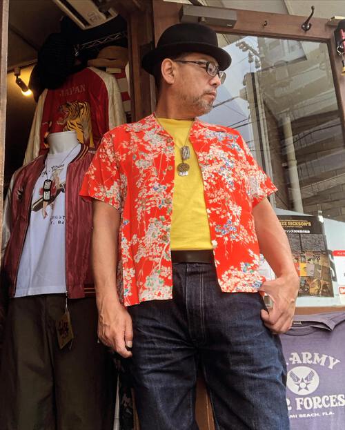 SUN SURF RAYON HAWAIIAN SHIRT “CHERRY BLOSSOMS” SUN SURF RAYON HAWAIIAN SHIRT “CHERRY BLOSSOMS”