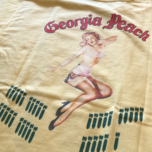 BUZZ RICKSONS S/S T-SHIRT GIL ELVGREN GEORGIA PEACH