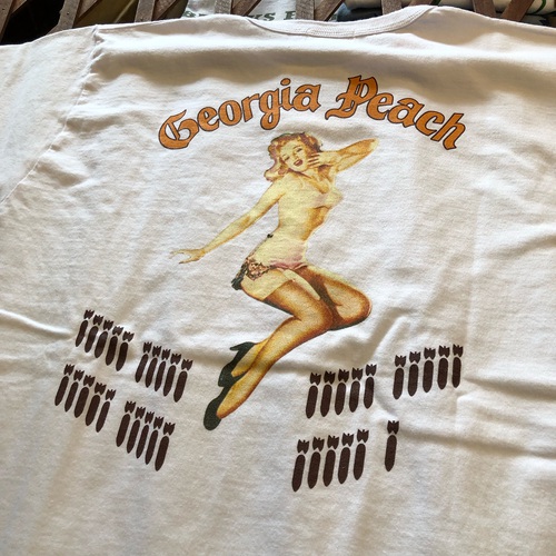 BUZZ RICKSONS S/S T-SHIRT GIL ELVGREN GEORGIA PEACH