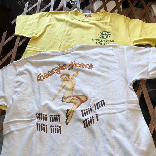 BUZZ RICKSONS S/S T-SHIRT GIL ELVGREN GEORGIA PEACH