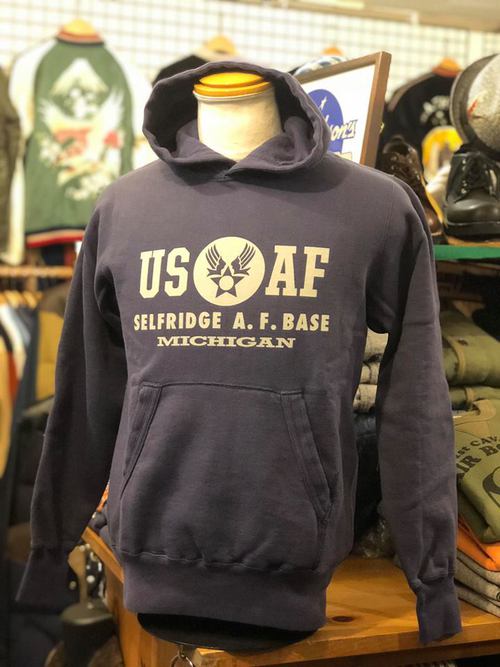 BUZZ RICKSONS SWEAT PARKA 『U.S. AIR FORCE』 NAVY