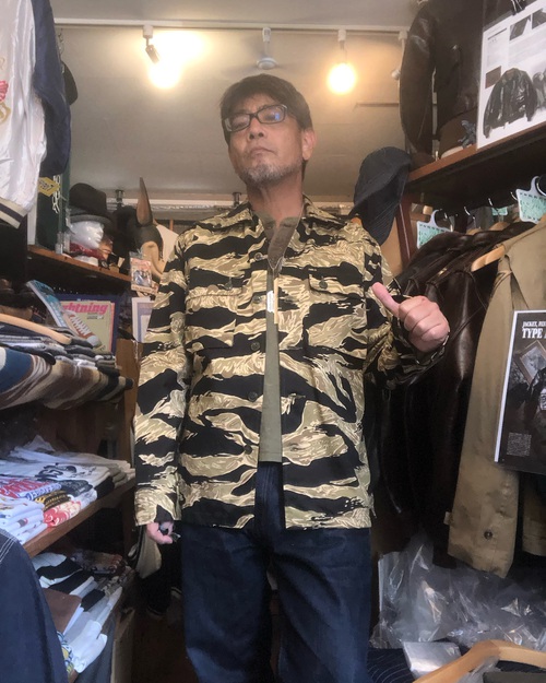店長おススメモデル・着用例!BUZZ RICKSONS GOLD TIGER PATTERN JACKET