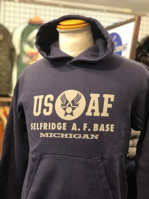 BUZZ RICKSONS SWEAT PARKA 『U.S. AIR FORCE』 NAVY
