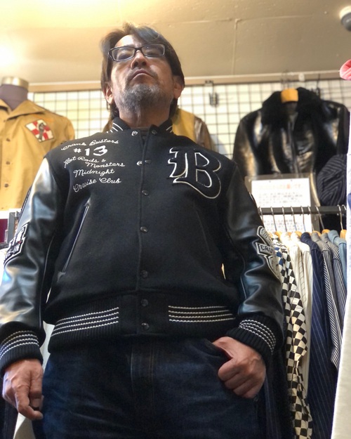 店長おススメ・アワードジャケット着用例!ホワイツビル“CRANK BUSTERS”BLACK