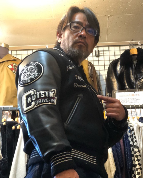 店長おススメ・アワードジャケット着用例!ホワイツビル“CRANK BUSTERS”BLACK