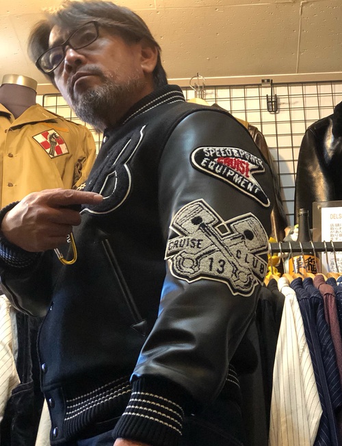 店長おススメ・アワードジャケット着用例!ホワイツビル“CRANK BUSTERS”BLACK