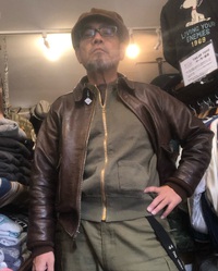 店長おススメモデル着用例！BUZZ RICKSON'S Type C-2 ヘビーコットン オリーブ