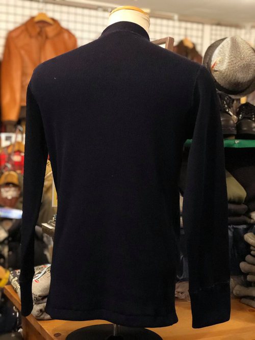 拘りの米国製!ミスターフリーダム NOSインディゴワッフル ヘンリーネック