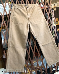 SUGER CANE  COTTON DUCK  WIDE TROUSERS  AGED MODEL