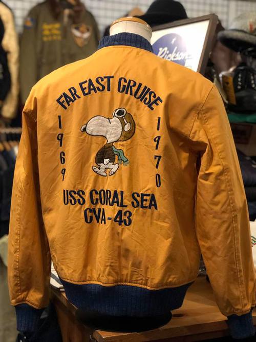 BUZZ RICKSONS × PEANUTS 『SNOOPY TOUR JACKET』 GOLD