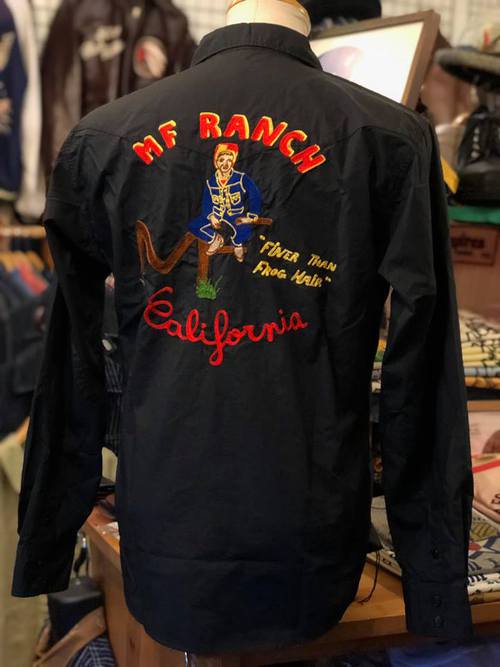 MFSC 『SURPLUS』 BROAD CLOTH DUDE RANCHER SHIRT BLACK