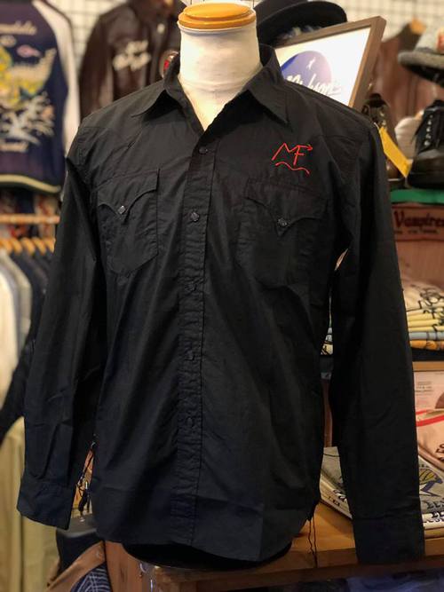 MFSC 『SURPLUS』 BROAD CLOTH DUDE RANCHER SHIRT BLACK