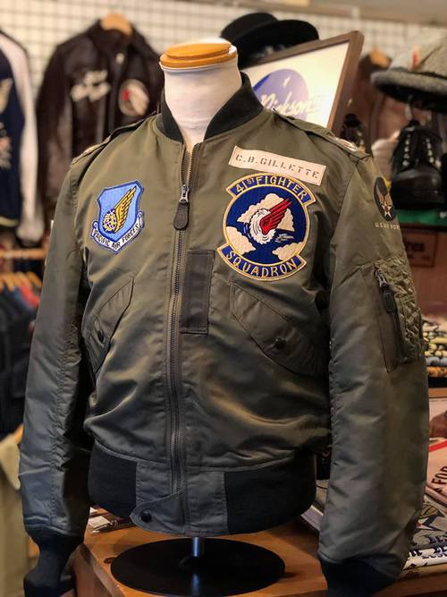 BUZZ RICKSONS Type L-2B Patch Custom『41st FTR.INTCP.SQ.』