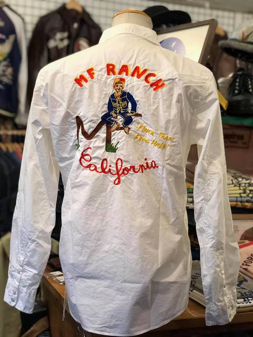 MFSC 『SURPLUS』 BROAD CLOTH DUDE RANCHER SHIRT WHITE