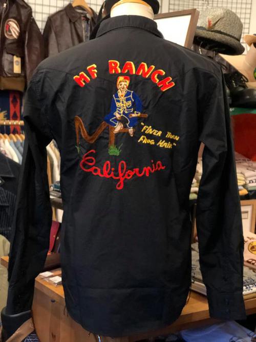 MFSC 『SURPLUS』 BROAD CLOTH DUDE RANCHER SHIRT BLACK
