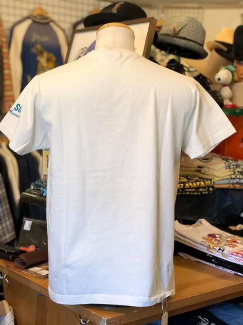 SUN SURF × PEANUTS S/S T-SHIRT Snoopy『HAWAIIAN HULA』WHITE