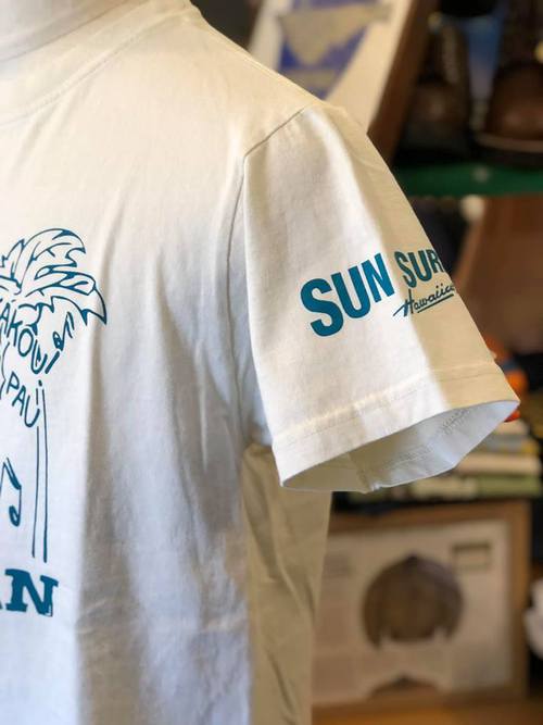 SUN SURF × PEANUTS S/S T-SHIRT Snoopy『HAWAIIAN HULA』WHITE