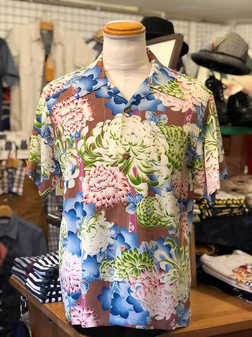 SUN SURF S/S HAWAIIAN SHIRT 『COVERED WITH CHRYSANTHEMUM』