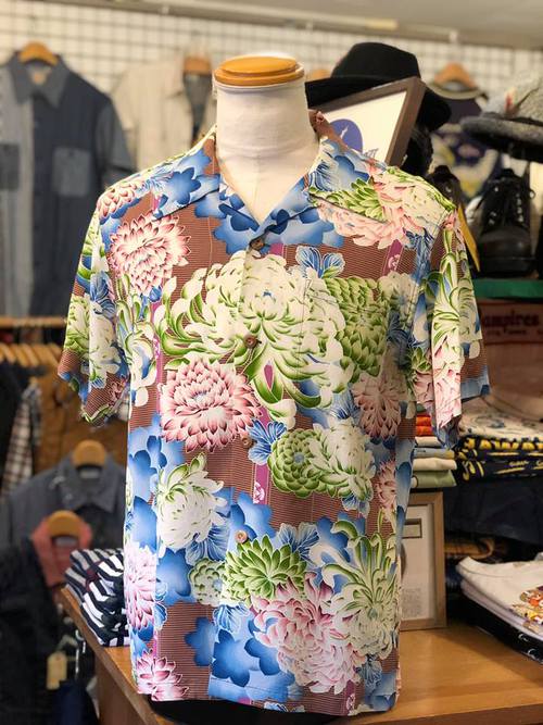 SUN SURF S/S HAWAIIAN SHIRT 『COVERED WITH CHRYSANTHEMUM』