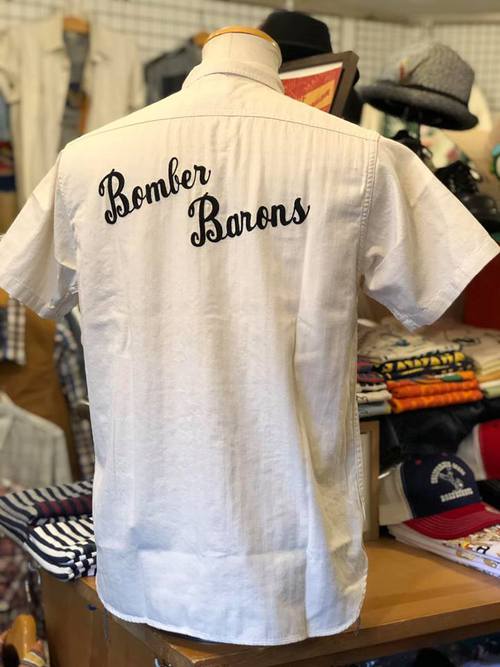 BUZZ RICKSONS SQUADRON REUNION S/S SHIRT OFF WHITE