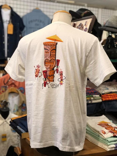 SHAG by SUN SURF S/S T-SHIRT 『PRAYING TO GOD』WHITE