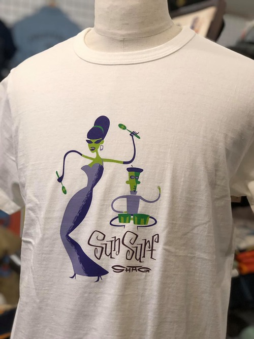 SHAG by SUN SURF S/S T-SHIRT 『BANQUET』OFF WHITE