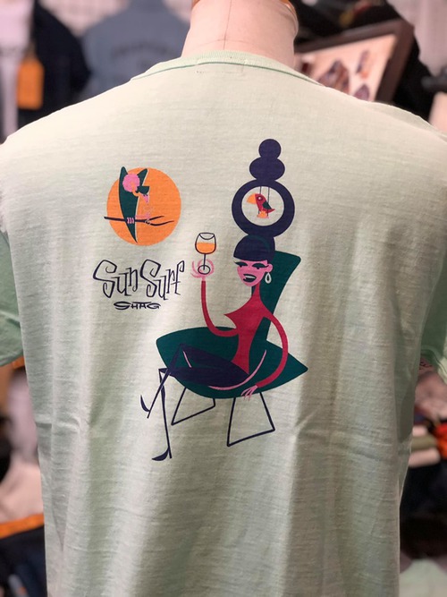 SHAG by SUN SURF S/S T-SHIRT 『GLAMOROUS COCKTAIL』M.GRN