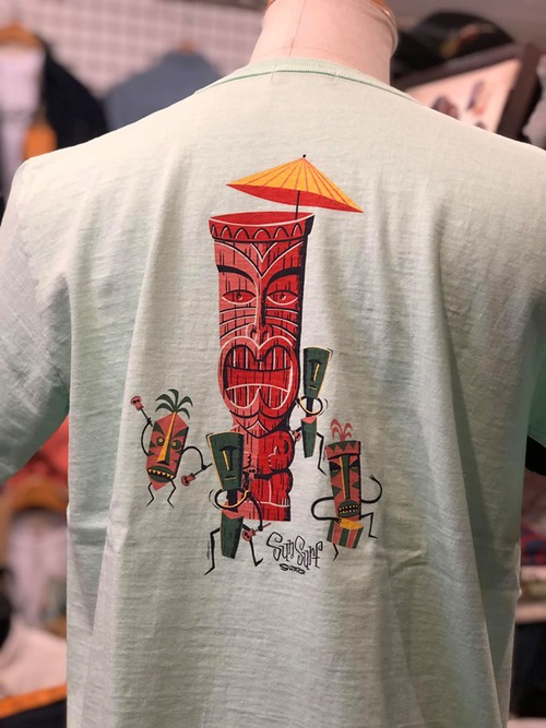 SHAG by SUN SURF S/S T-SHIRT 『PRAYING TO GOD』M.GREEN
