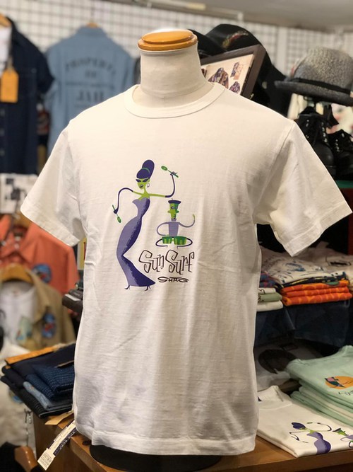 SHAG by SUN SURF S/S T-SHIRT 『BANQUET』OFF WHITE