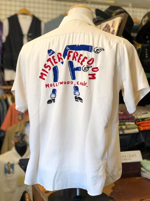 MFSC 『SURPLUS』 RAYON “BOWLER” SHIRT OFF WHITE