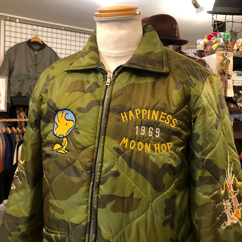 TAILOR TOYO ベトナムライナージャケット Snoopy ”MOON HOPカモフラ