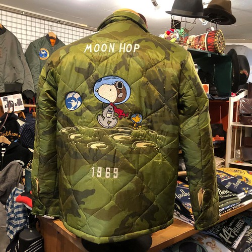 TAILOR TOYO ベトナムライナージャケット Snoopy ”MOON HOPカモフラ