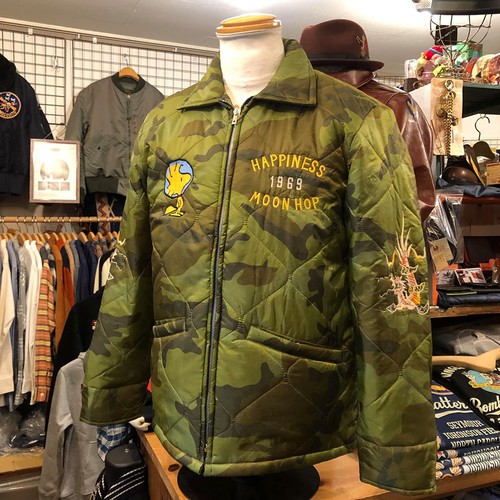 TAILOR TOYO ベトナムライナージャケット Snoopy ”MOON HOPカモフラ