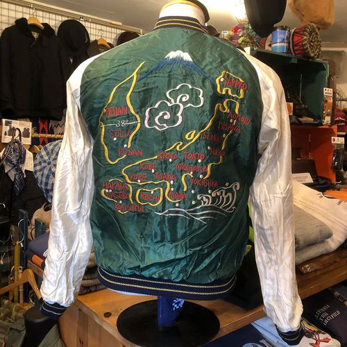 TAILOR TOYO ACETATE SUKA DRAGONS×JAPAN MAP