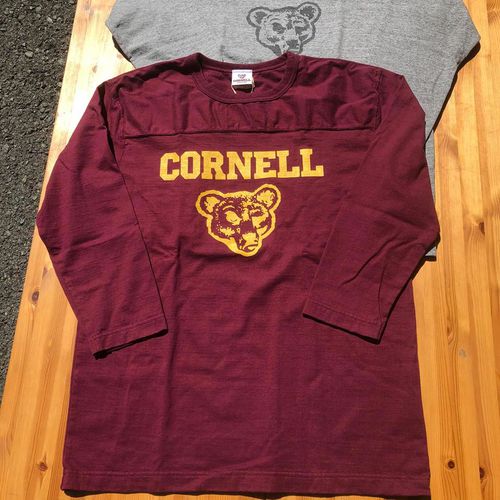 WHITESVILLE FOOTBALL 3/4 T-SHIRT 「CORNELL」 WV68427-170/WINE