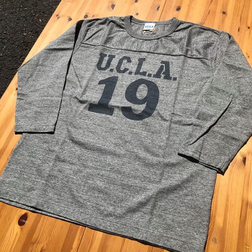 WHITESVILLE FOOTBALL 3/4 T-SHIRT 「U.C.L.A.」 H.GRAY