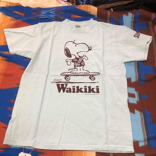 SUN SURF × PEANUTS S/S T-SHIRT Snoopy WAIKIKI