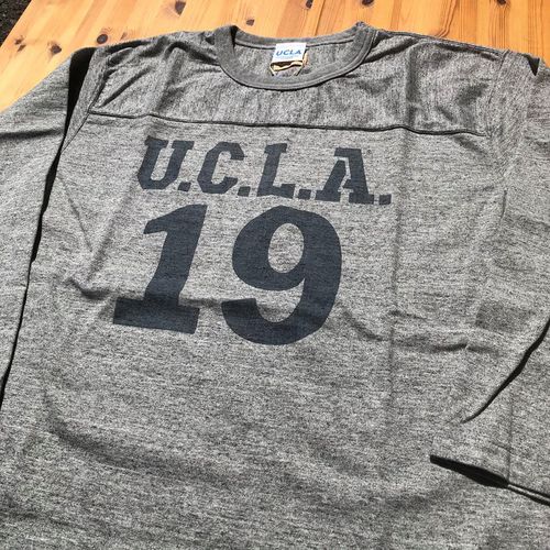 WHITESVILLE FOOTBALL 3/4 T-SHIRT 「U.C.L.A.」 H.GRAY