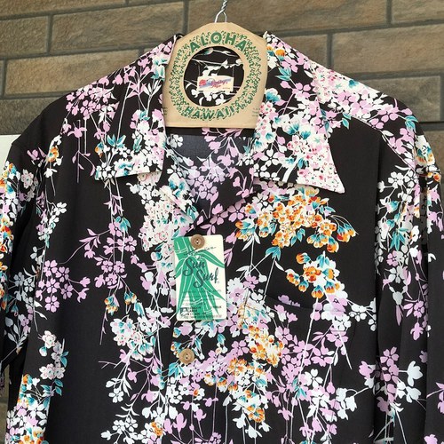 SUN SURF S/S RAYON HAWAIIAN SHIRT “CHERRY BLOSSOMS”