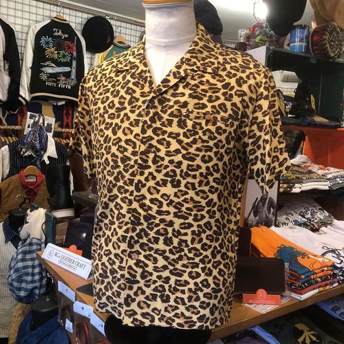 STAR of HOLLYWOOD S/S OPEN SHIRT LEOPARD L BROWN