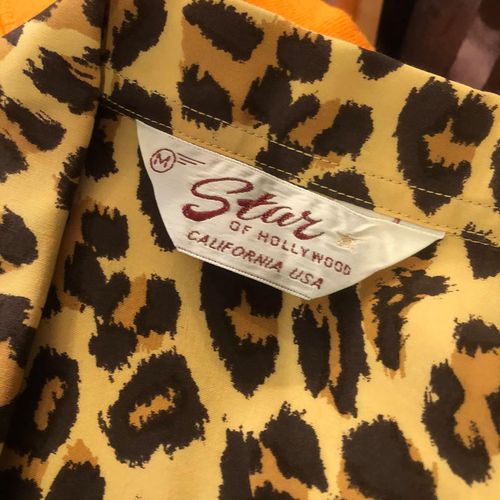 STAR of HOLLYWOOD S/S OPEN SHIRT LEOPARD L BROWN