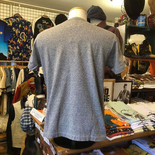 BUZZ RICKSONS SLUB YARN S/S Tee ”45th FTR INTCP.SQ.”GY
