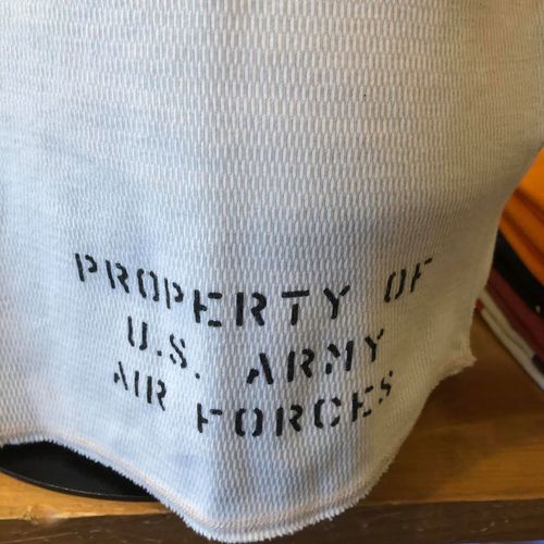 BUZZ RICKSONS S/S THERMAL Tee ”U.S.ARMY AIR FORCES” NATURAL