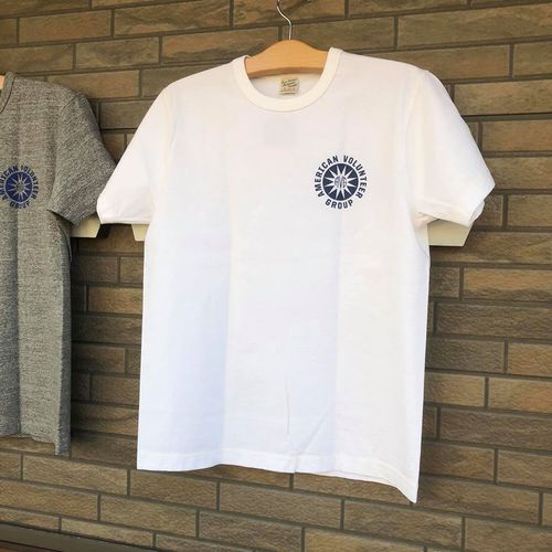 BUZZ RICKSONS SLUB YARN S/S Tee AMERICAN VOLUNTEER GROUP