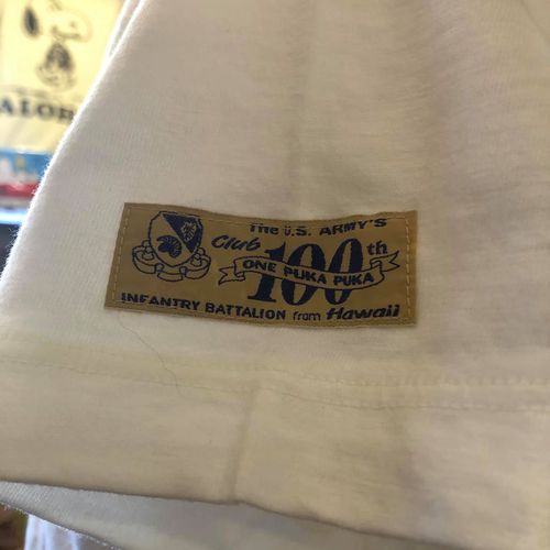 BUZZ RICKSONS×SUN SURF S/S Tee ONE PUKA PUKA CLUB WHITE