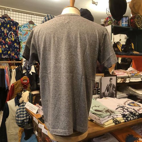 BUZZ RICKSONS SLUB YARN S/S T-SHIRT BUZZ RICKSONS H.GRAY