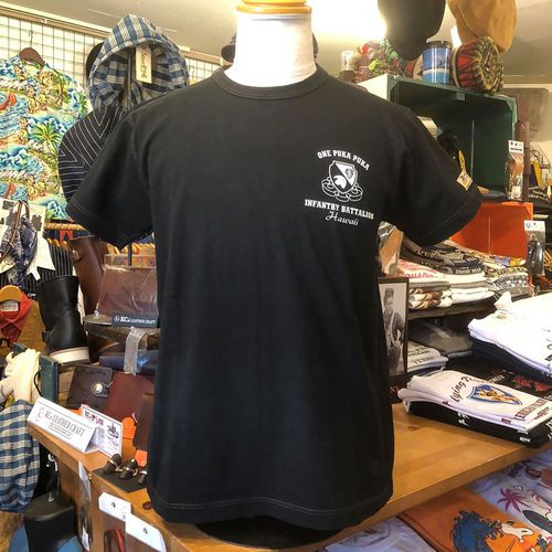 バズリクソンズ×サンサーフ Tee ONE PUKA PUKA INFANTRY BATTALIONBLK